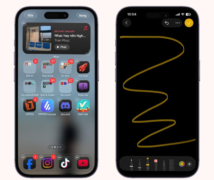 Màn hình iPhone 16